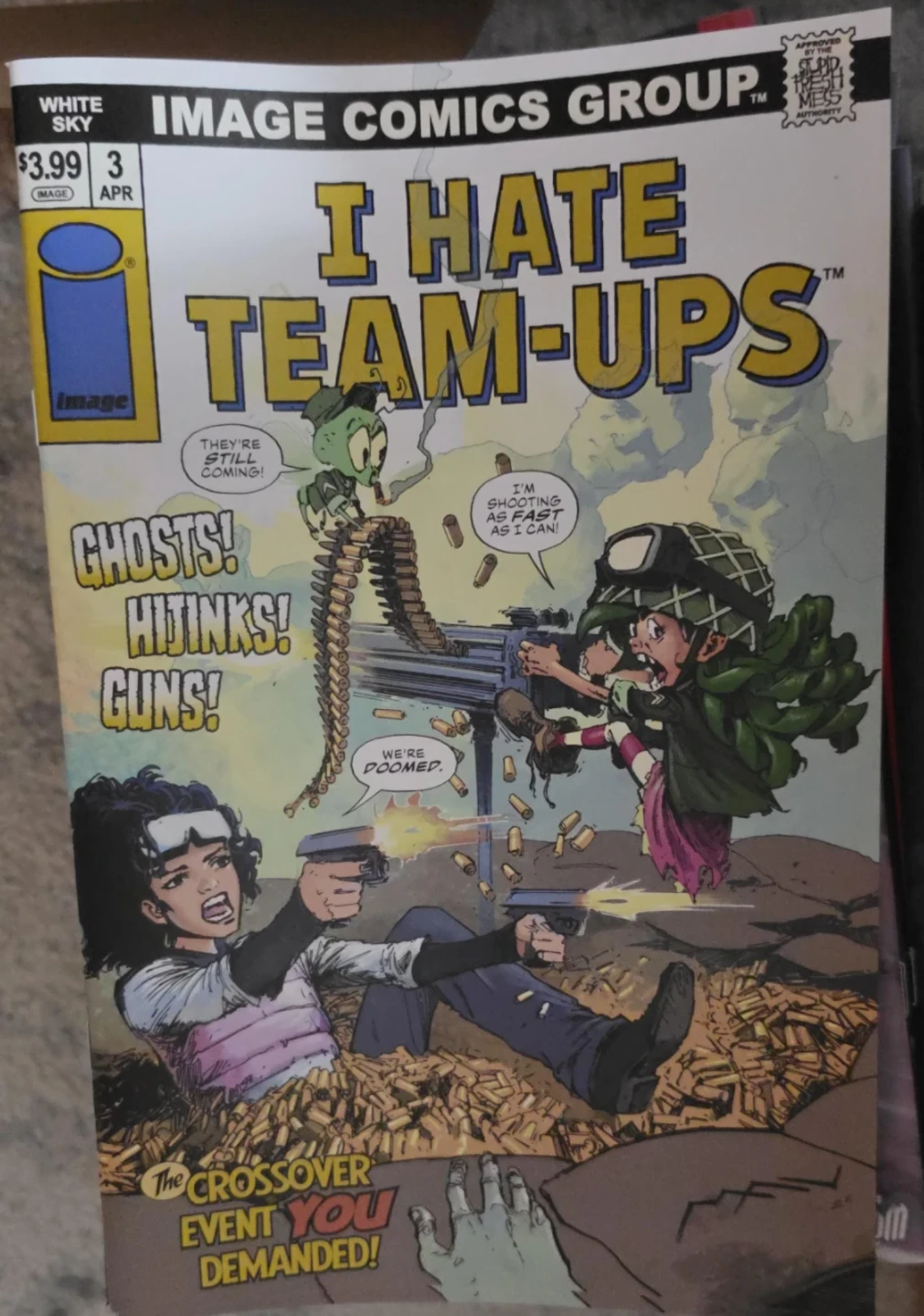 Image Comics White Sky #3 I Hate Team-Ups Variant