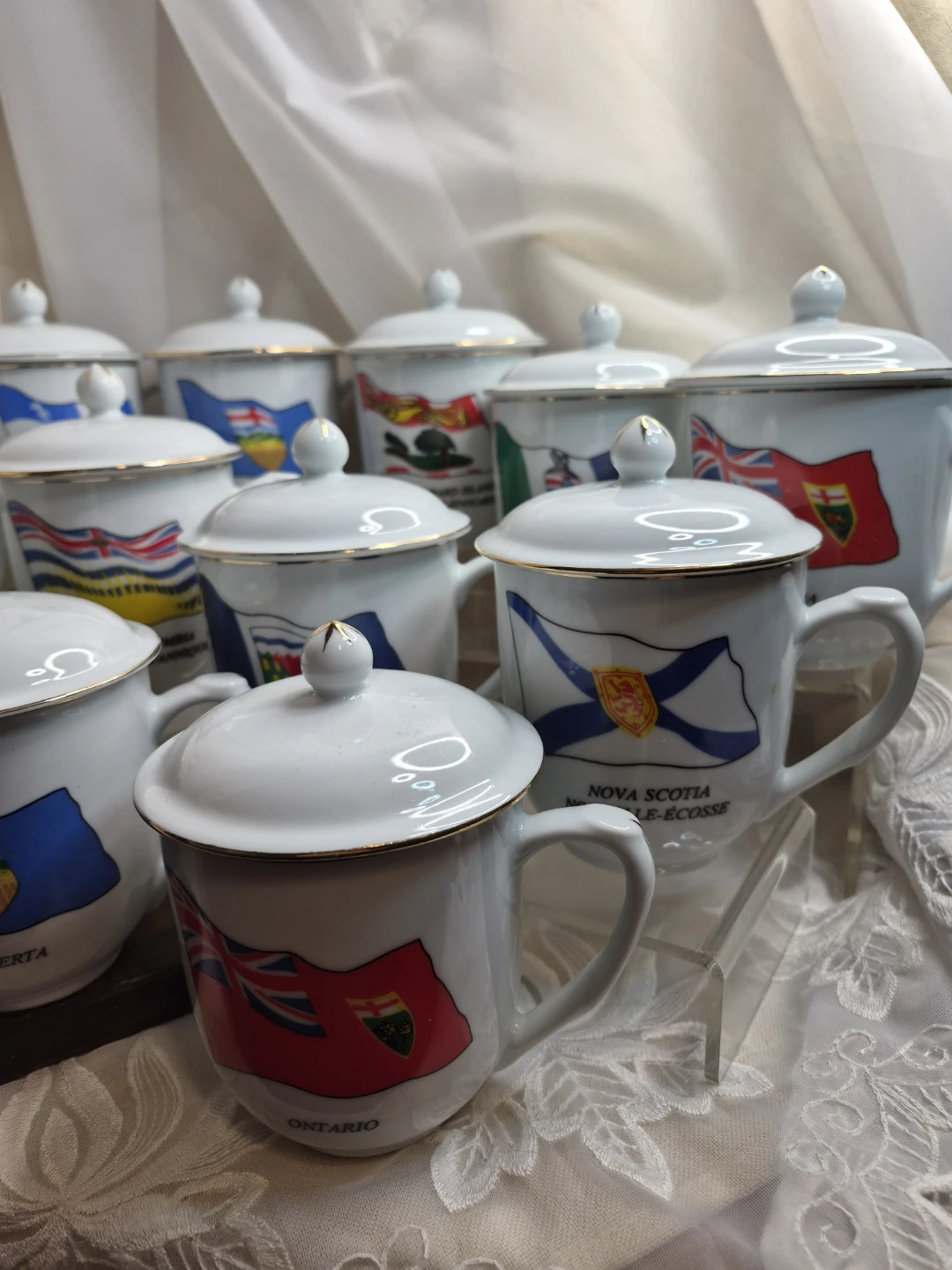 Set of 10 of the 13 Canadian Collection Porcelain Mugs - photo 4