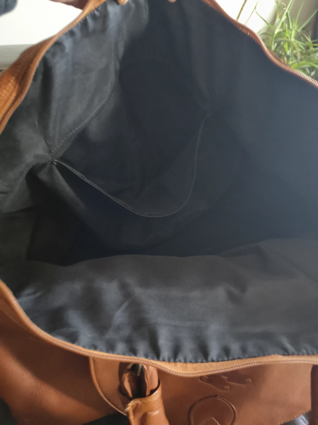 Brown Leather Boston Red Sox Duffel Bag - photo 3