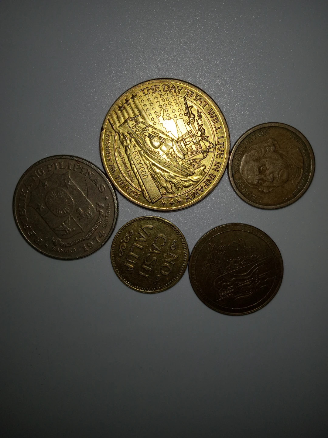 Assorted Foreign Coins and Tokens - photo 3