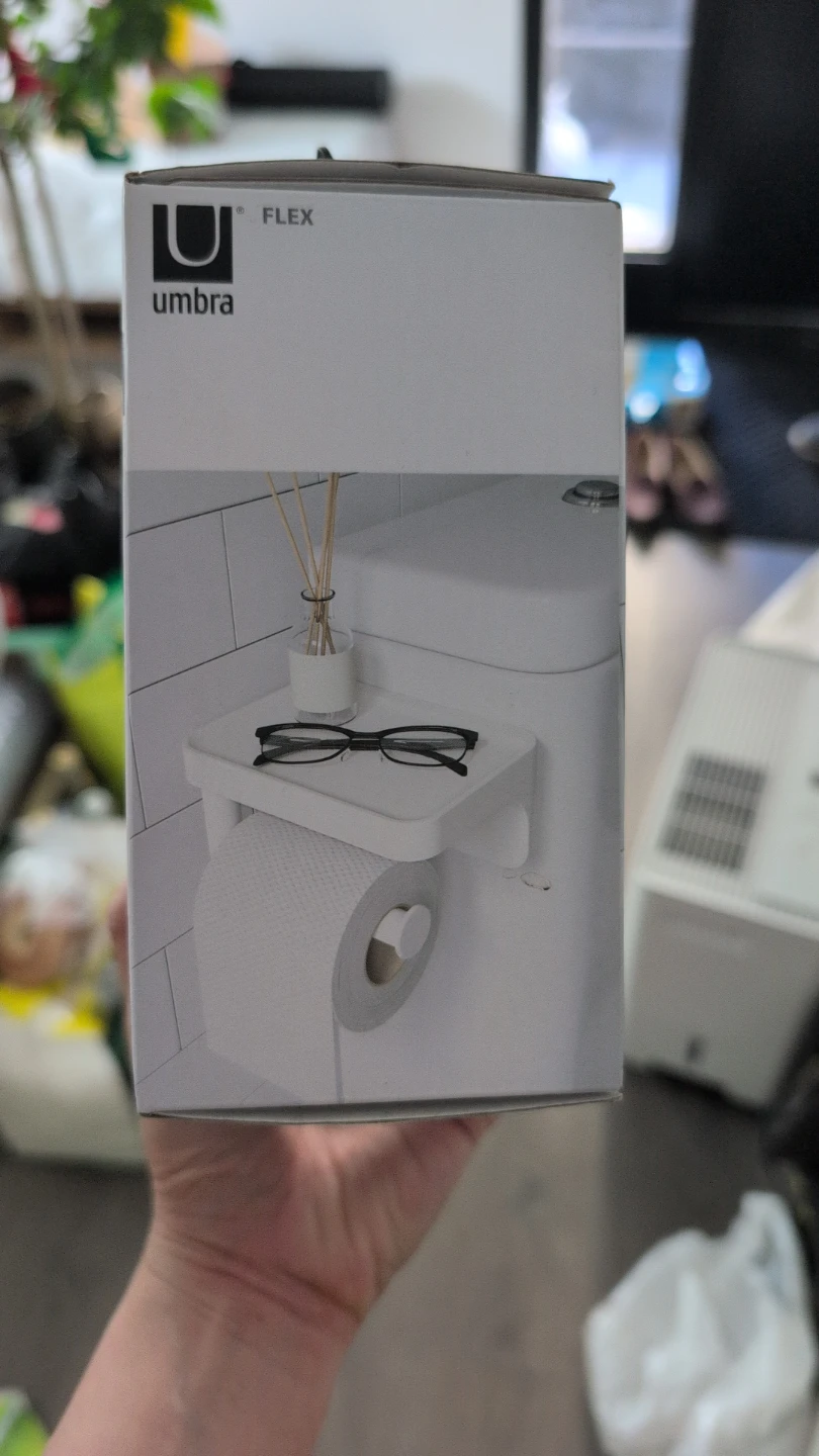 Umbra Flex Toilet Paper Holder with Shelf - photo 2