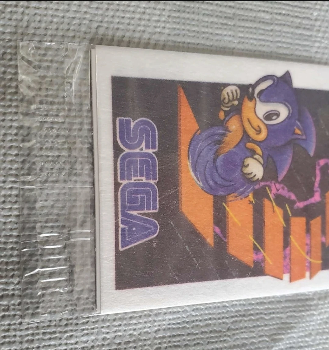 new sealed 90's sonic the hedgehog iron on post cereal 1 - photo 3