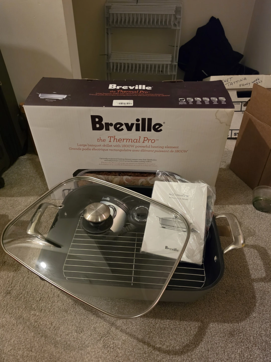 Breville the Thermal Pro Large Electric Banquet Skillet 1800W