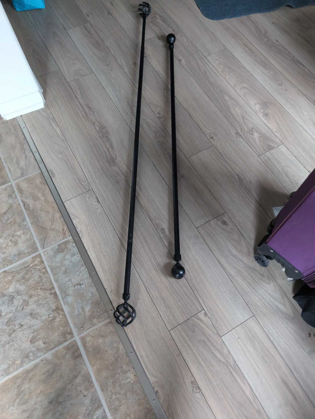Curtain rods