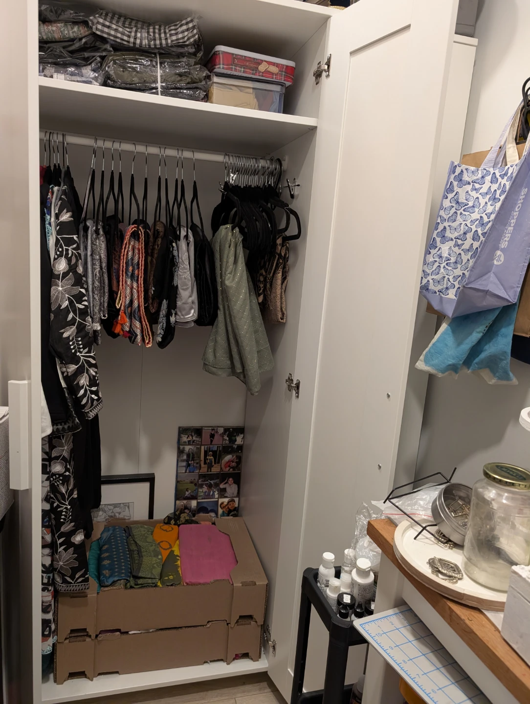 IKEA BRIMNES Wardrobe with 3 doors, white, 117x50x190 cm - photo 5