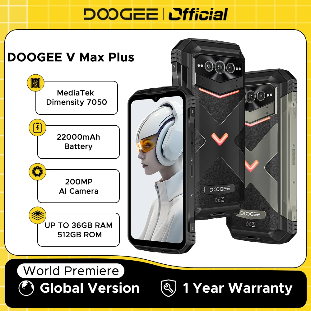 DOOGEE V Max Plus Rugged Smartphone 22000mAh Battery - photo 3