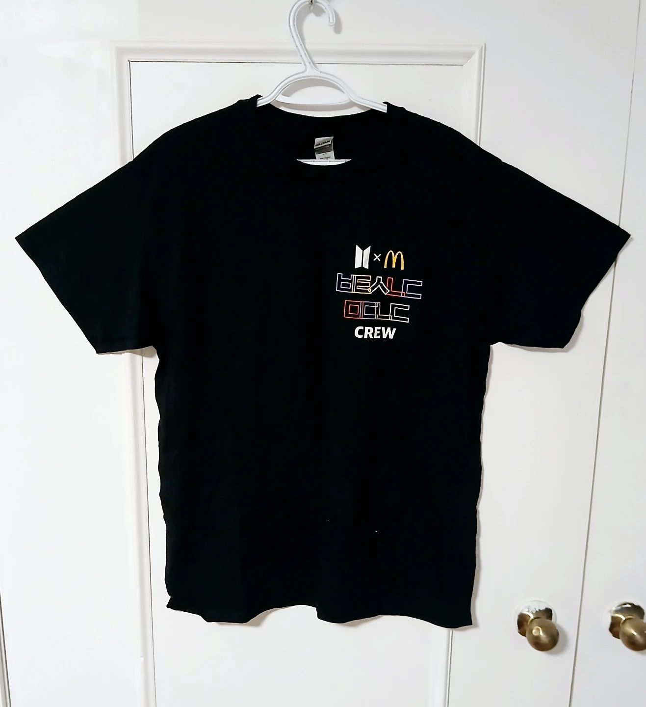 Black Crew Neck T-Shirt Large OCLC McDonald's
