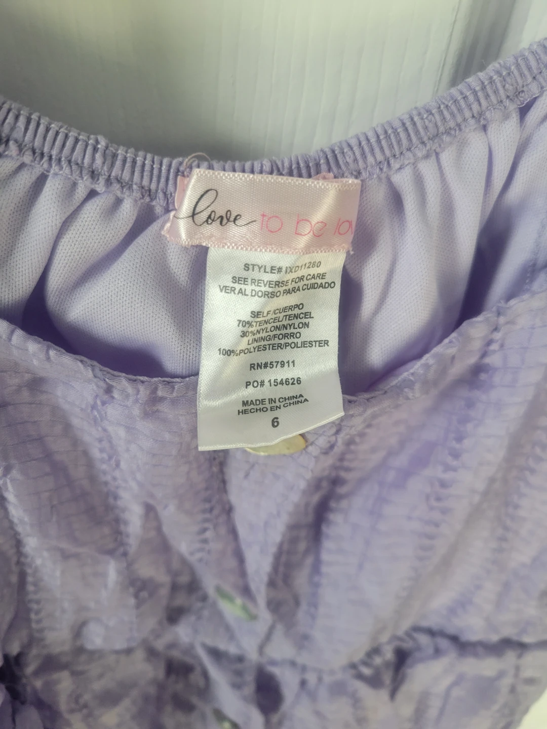 Love to Be Loved Purple Dress Size 6 - photo 3
