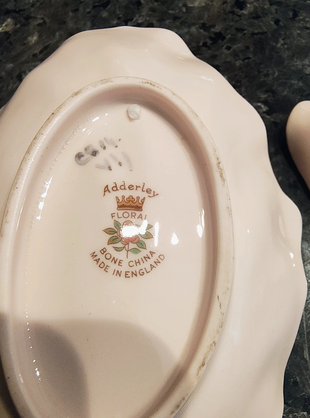 Adderley Bone China Floral Trinket Dish Set - photo 5