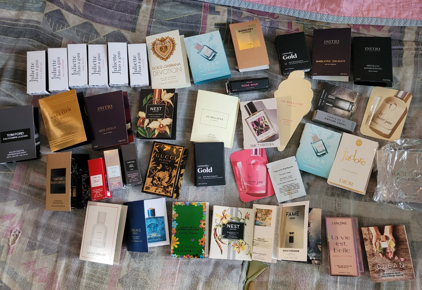 Luxury Perfume Sample Lot