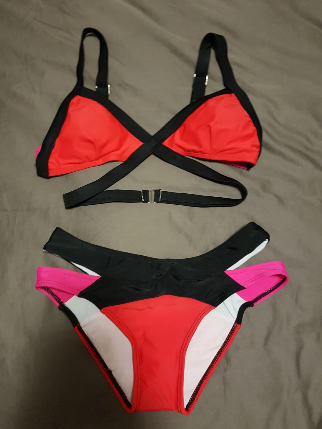 Colourful Two-Piece Bikini Set size Medium