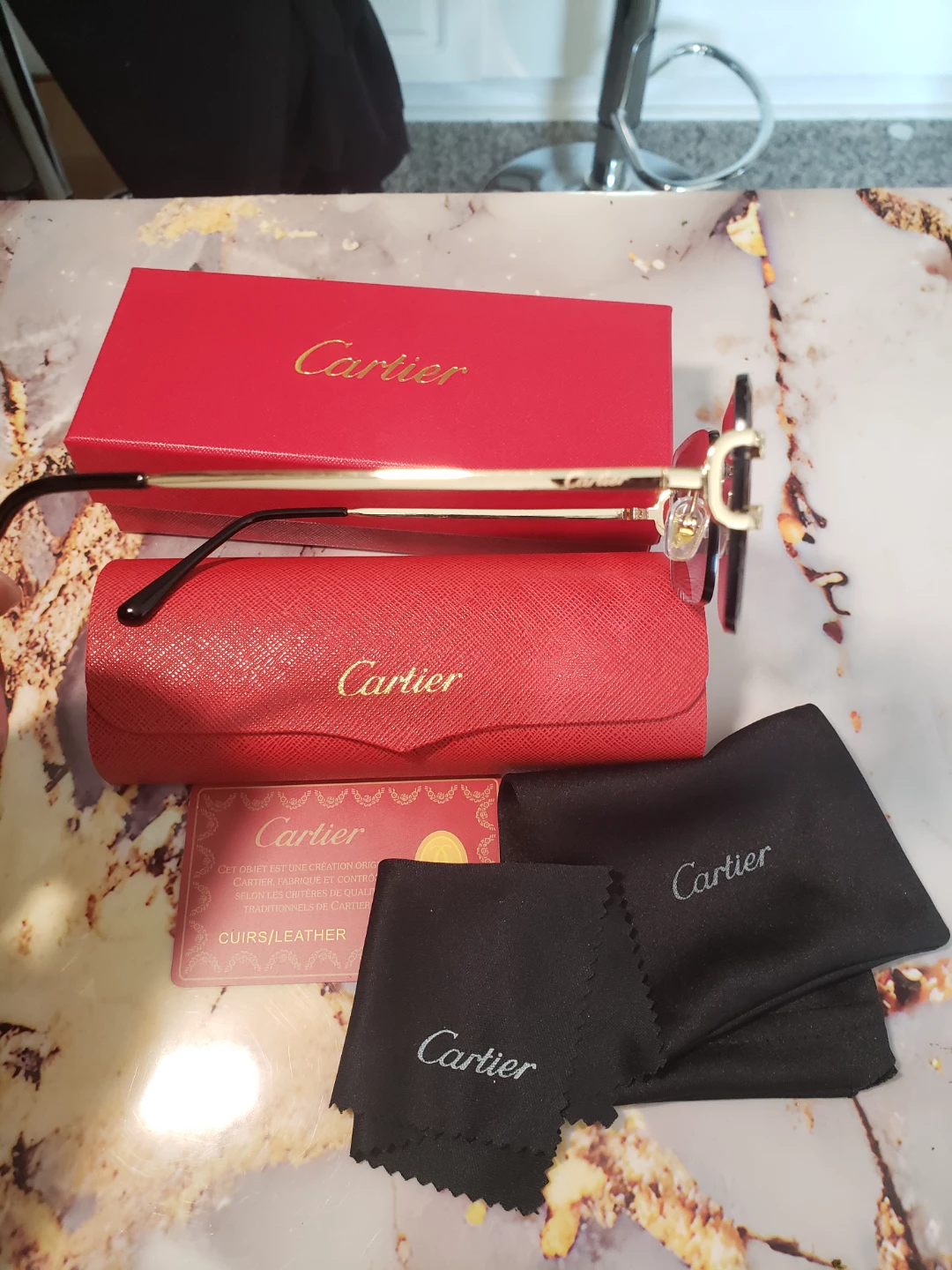 Cartier Rimless Sunglasses - photo 3