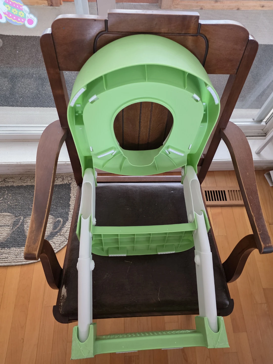 Green Toddler Potty Training Seat with Ladder - photo 3