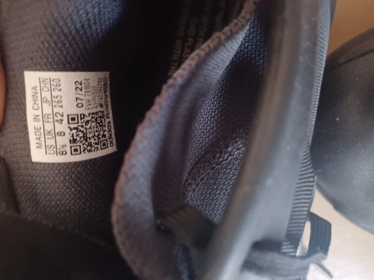 Adidas Adilette Ayoon Slides Black Size 8.5 - photo 3