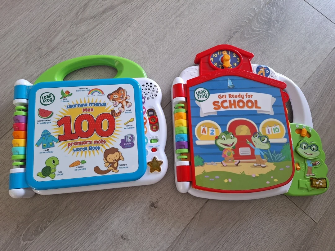 LeapFrog Learning Words Book & Get Ready for School Toy