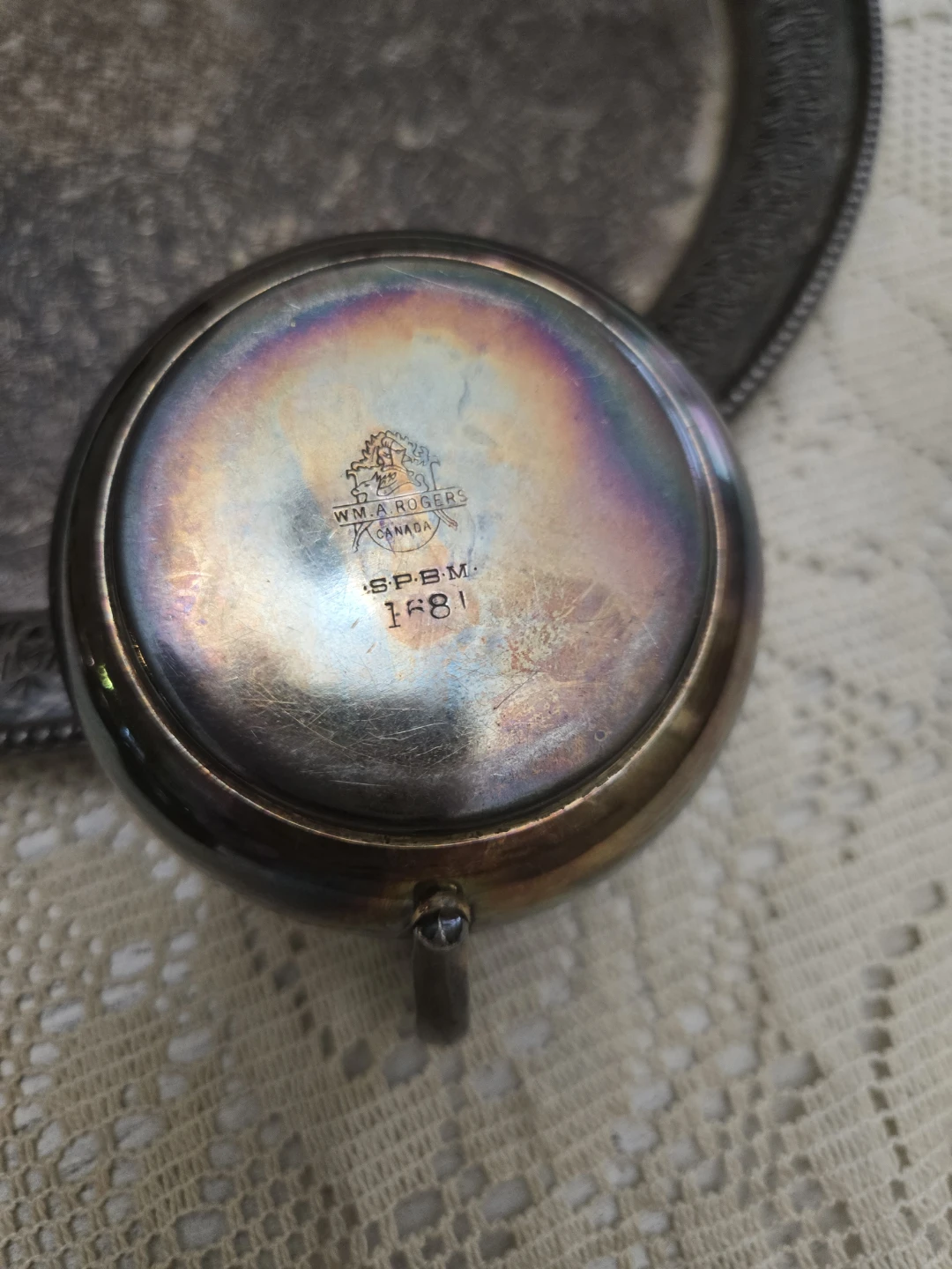 WM A. Rogers Silver Plated Set with Tray - photo 5