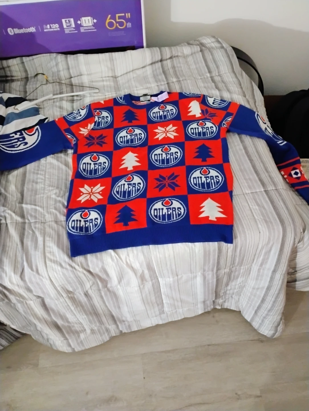 Edmonton Oilers Christmas Sweater - photo 2