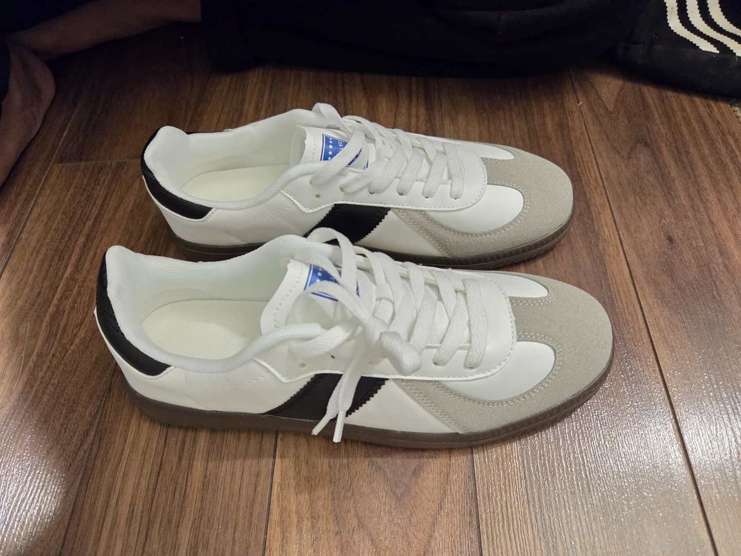 White and Grey Adidas Sneakers (shoes) - photo 3