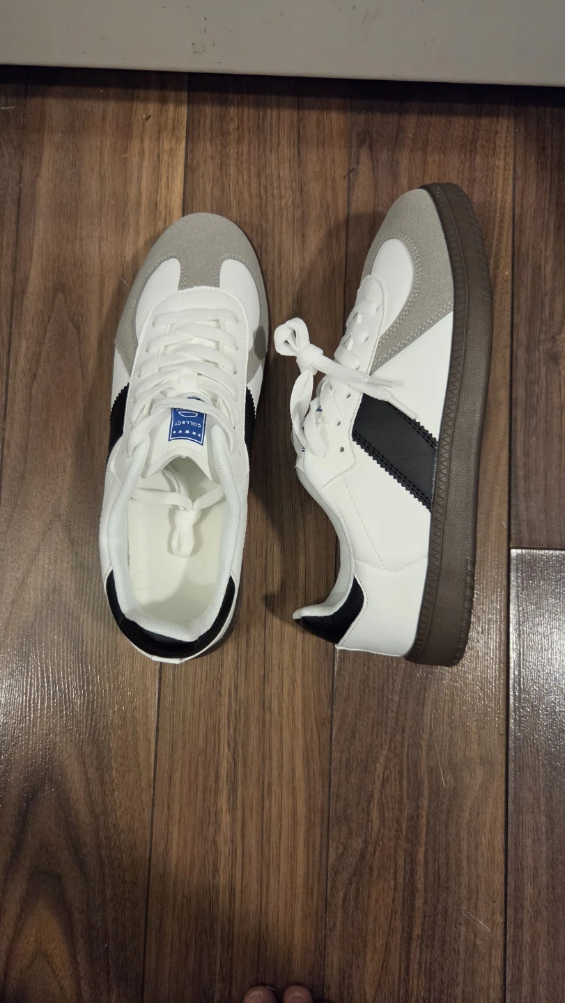 White and Grey Adidas Sneakers (shoes) - photo 4