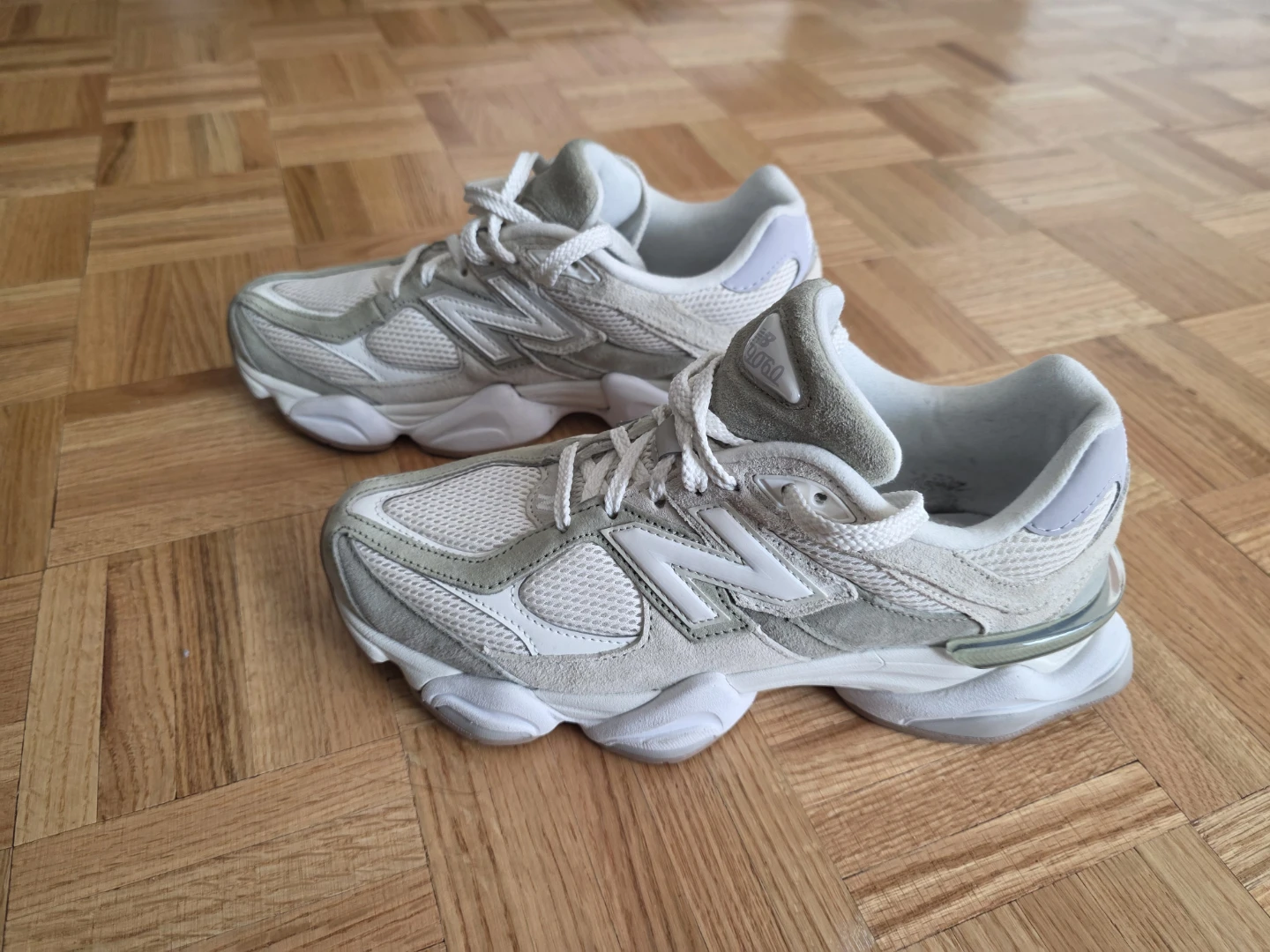 New Balance 9060 Sneakers White/Green US Women's 9 - photo 3