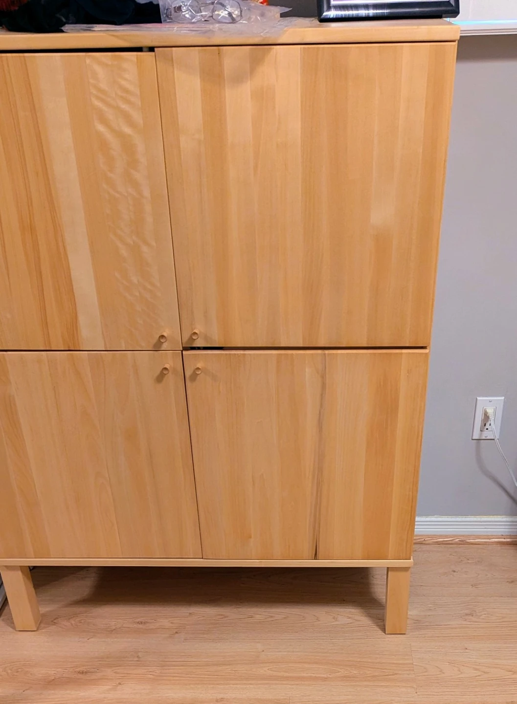 Light Wood Cabinet