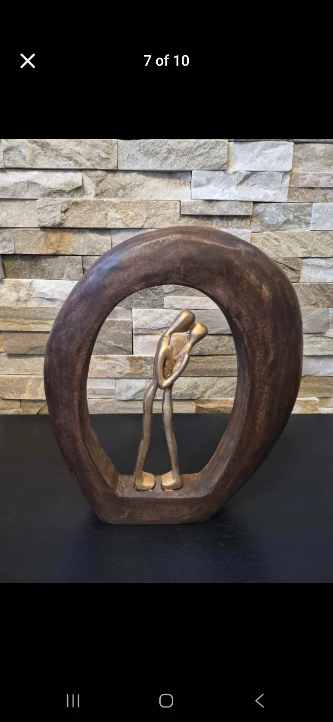 Abstract Couple Sculpture
