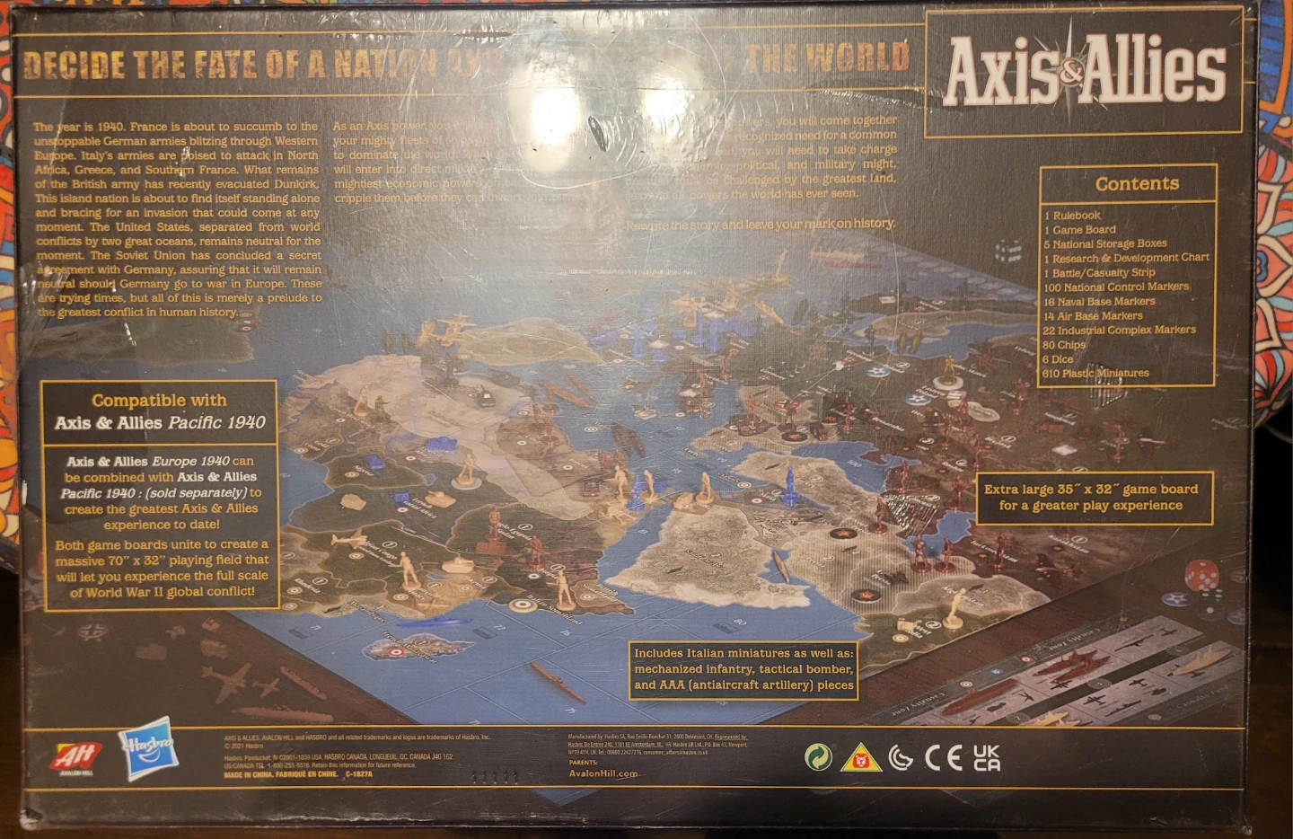 Sealed Axis & Allies Europe 1940 Second Edition Board Game - photo 5