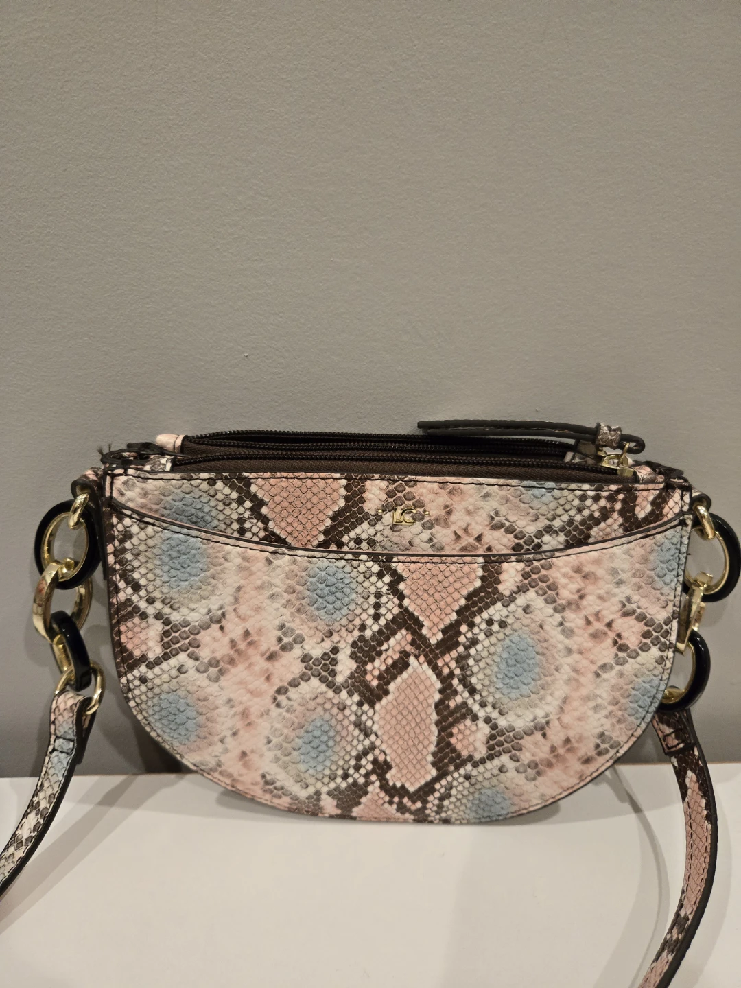 Liz Claiborne Snake Print Crossbody Bag