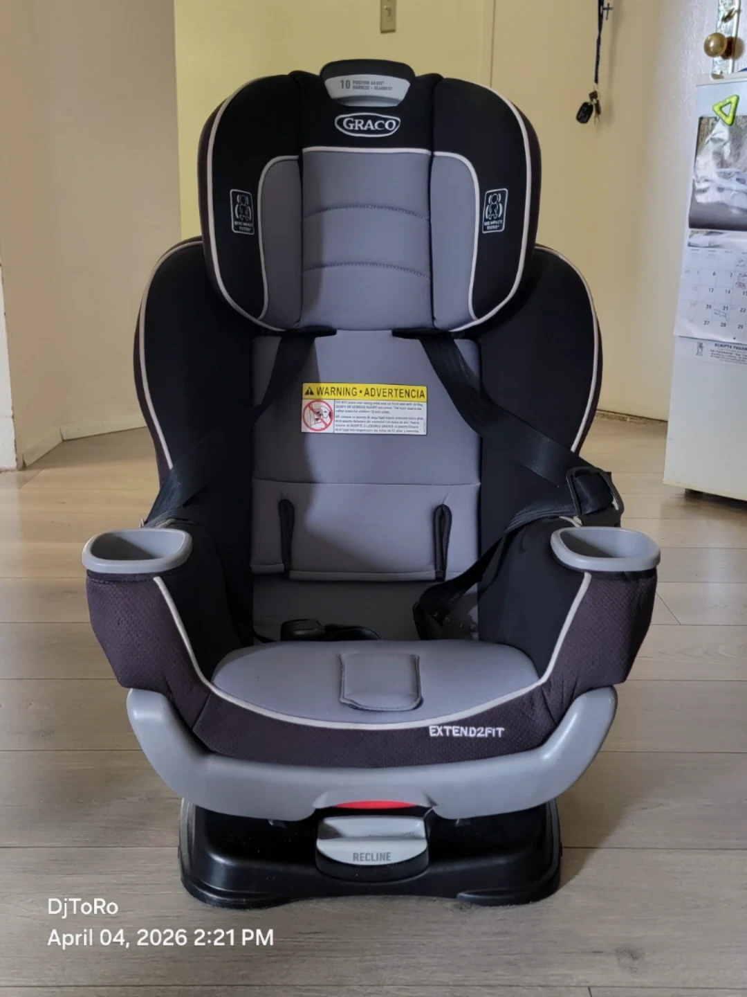 Graco Extend2Fit Convertible Car Seat