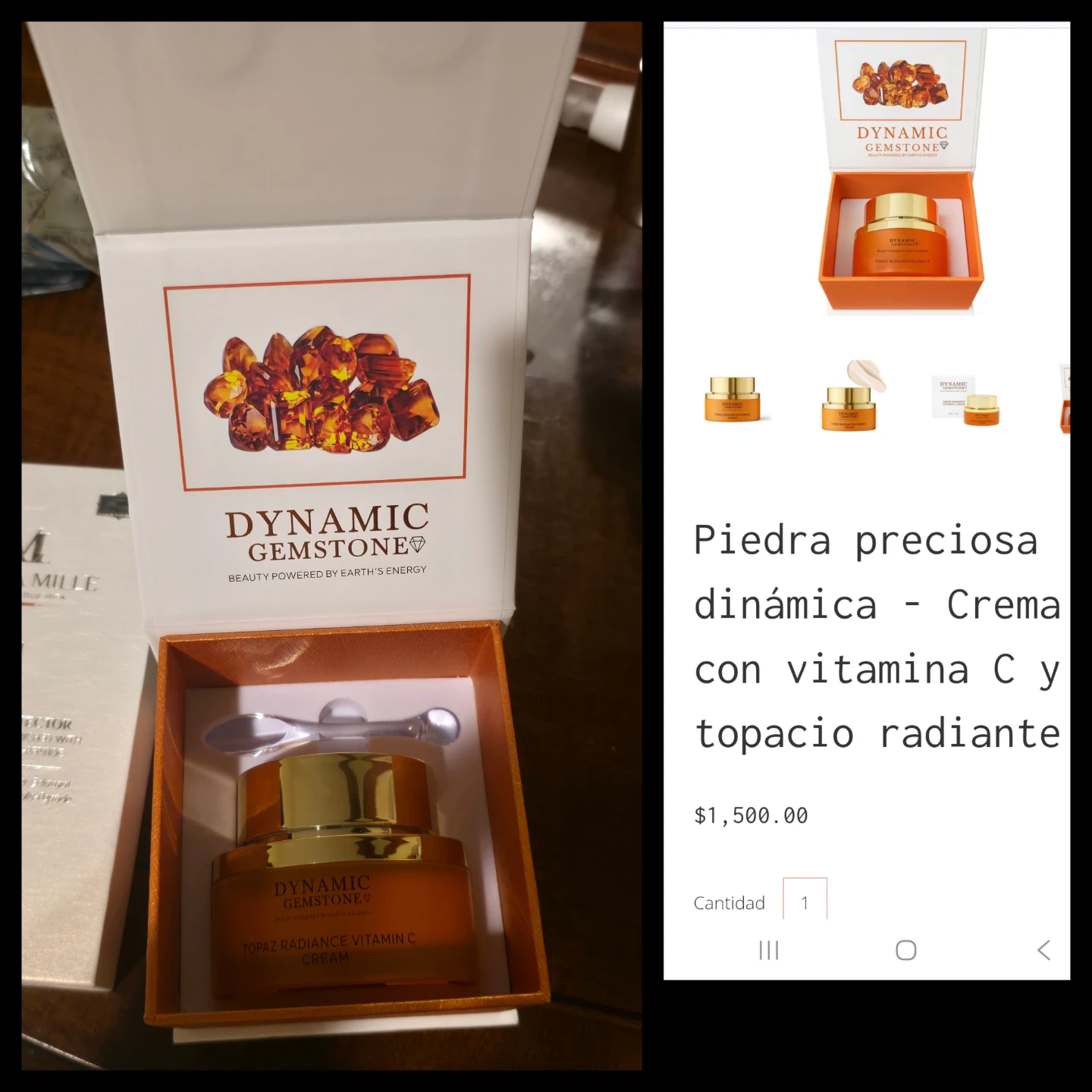 Dynamic Gemstone Topaz Radiance Vitamin C Cream 50g / 1.7 oz.