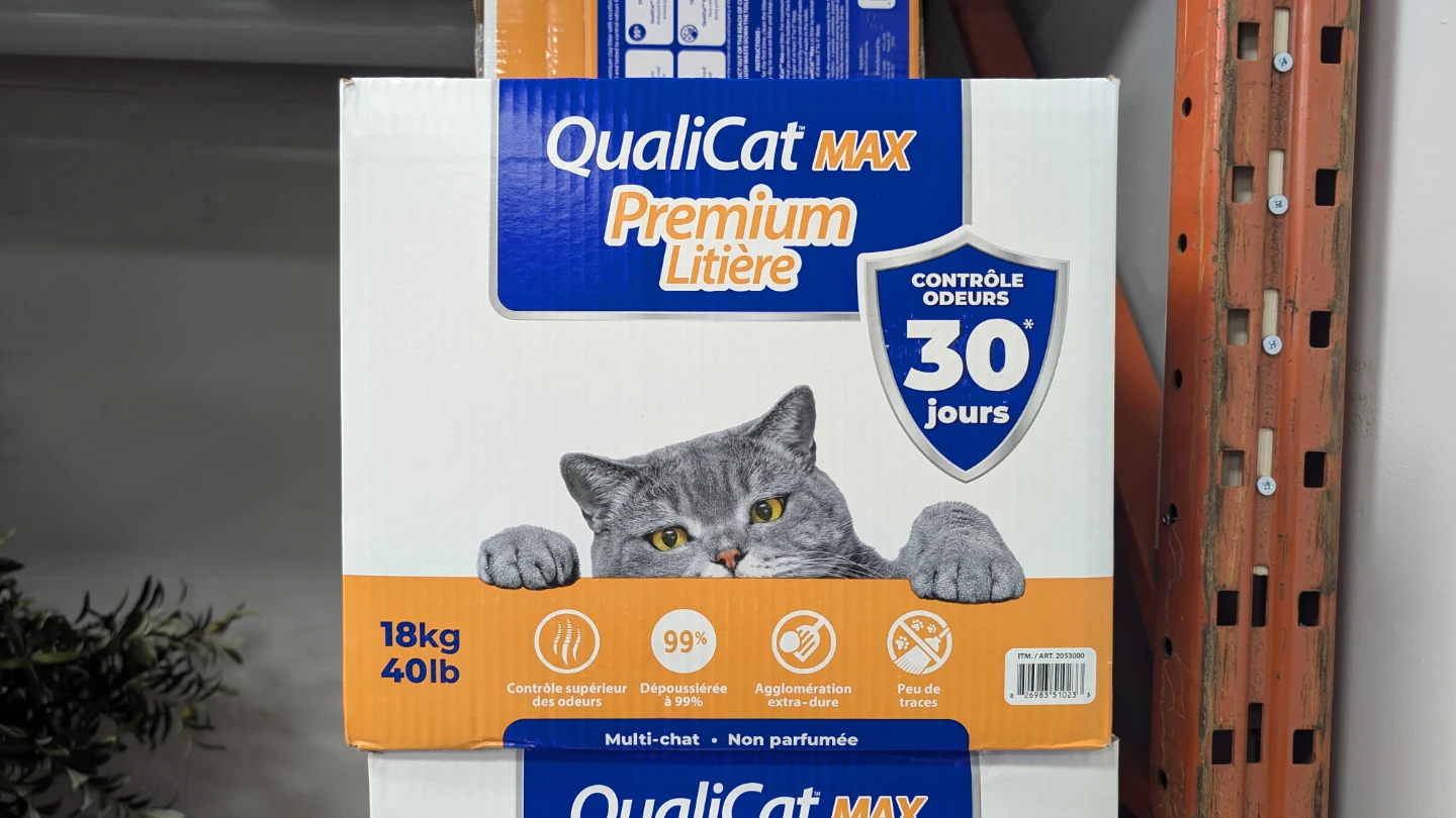 2 BOX QualiCat MAX Premium Cat Litter 18kg