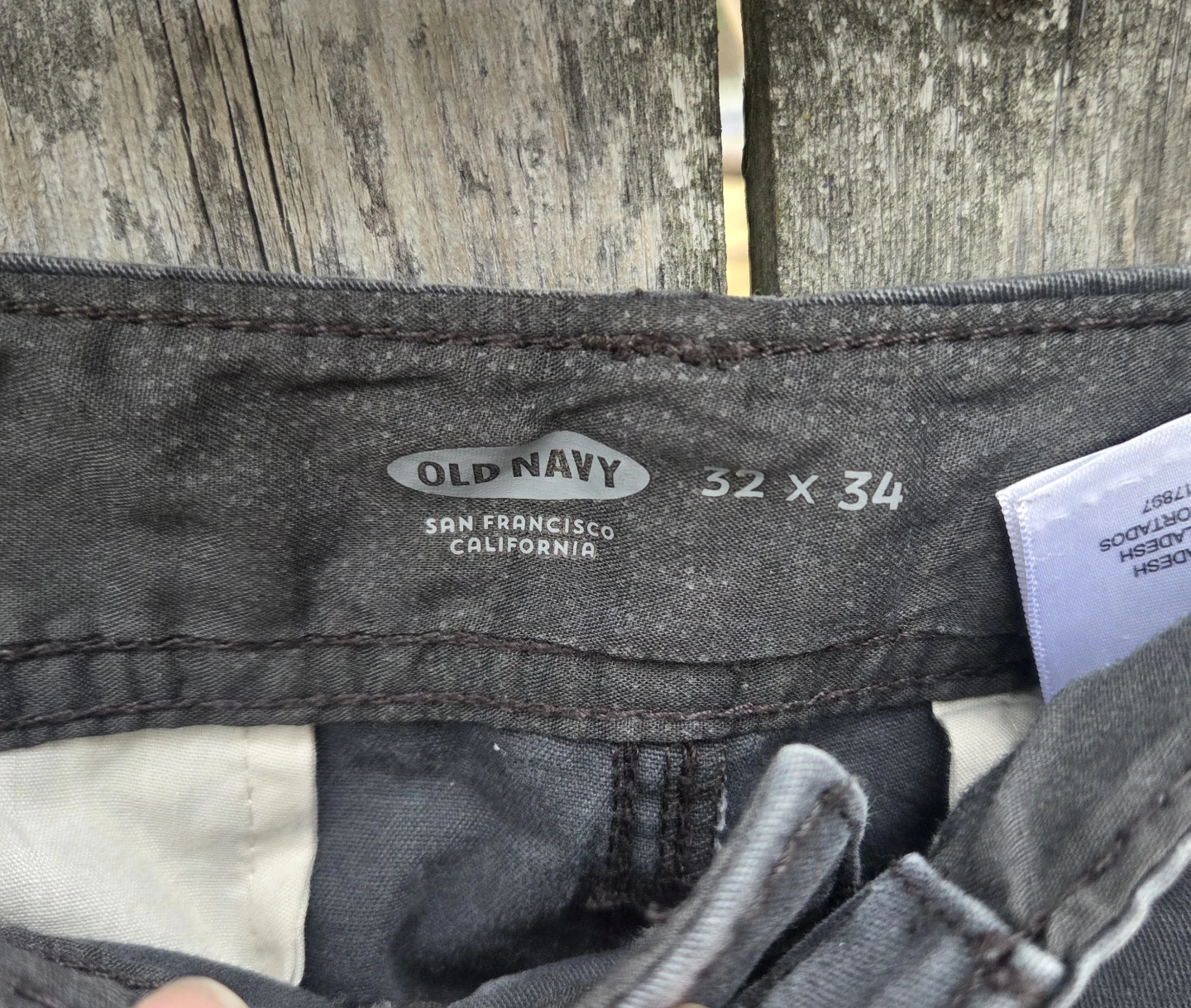 Old Navy Men's Cargo Pants - Gray, Size 32 x 34 - photo 3