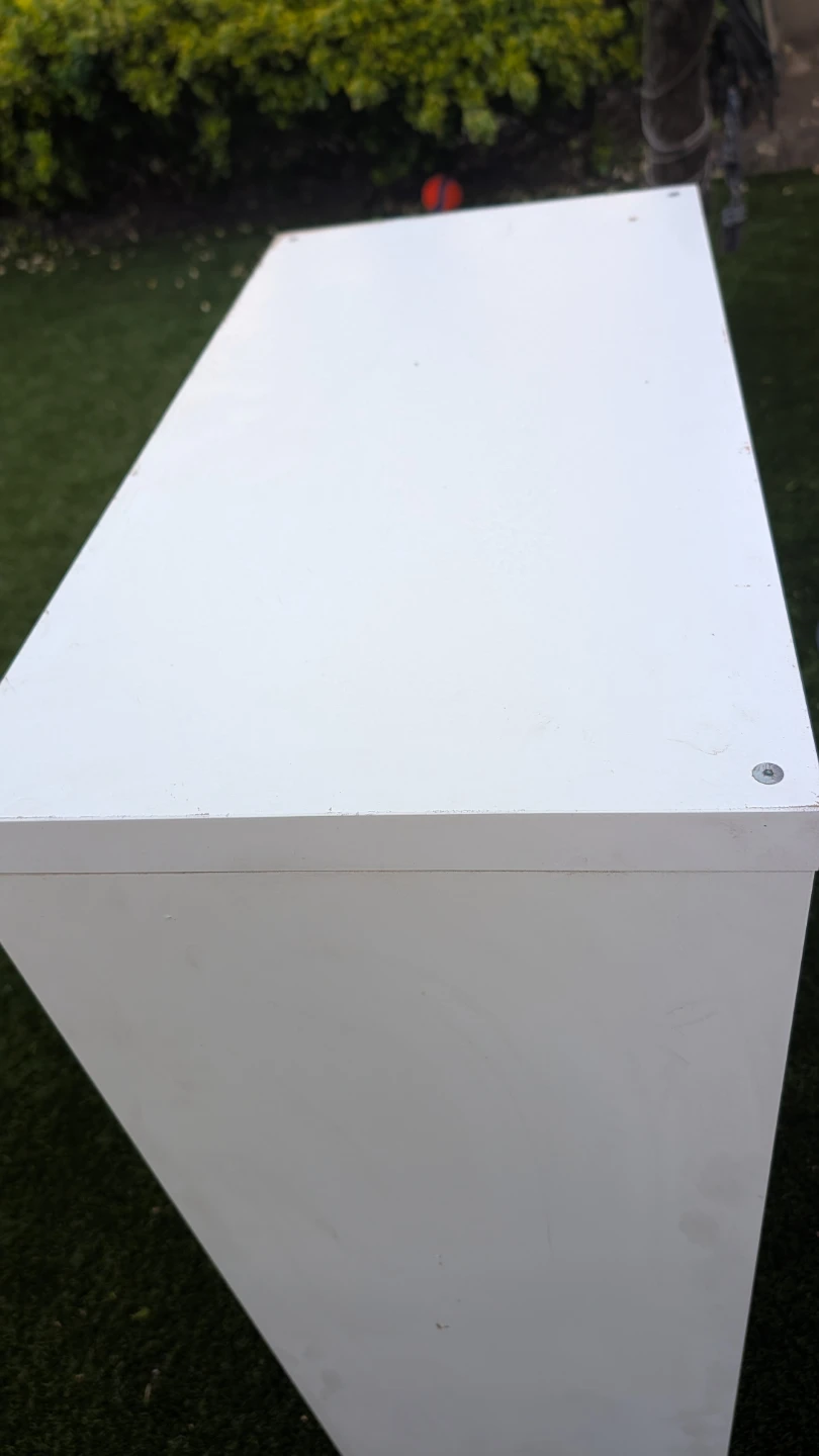 White 8-Cube Storage Shelf - photo 4