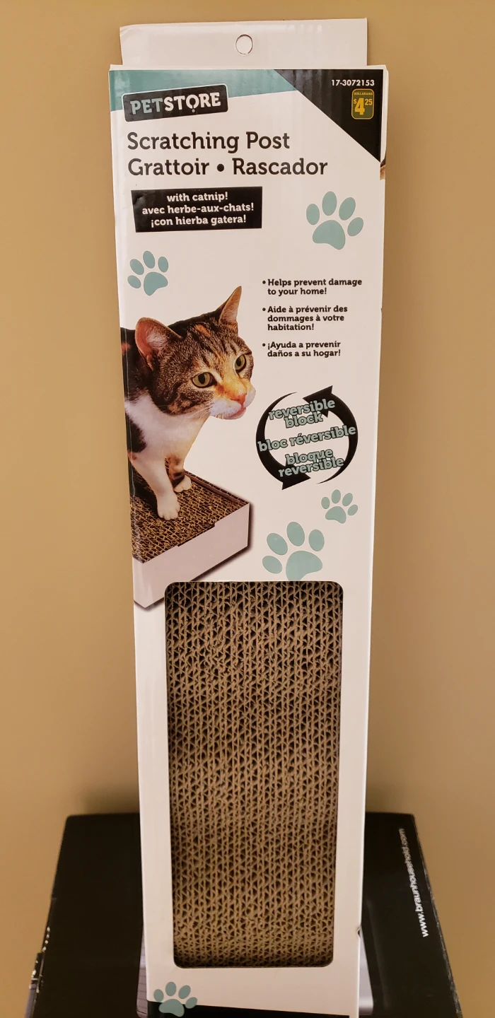 Scratching Post with Reversible Block