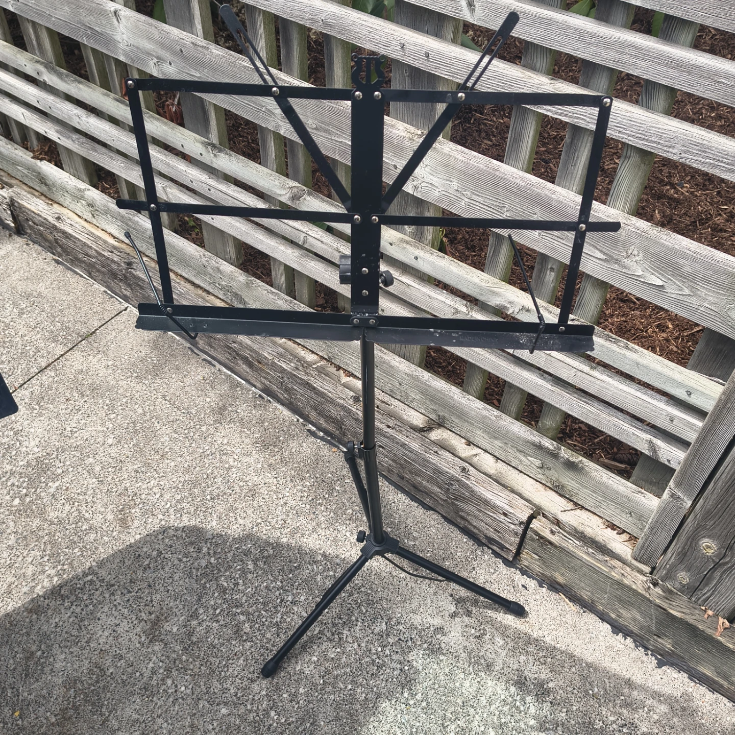 Black Folding Music Stand