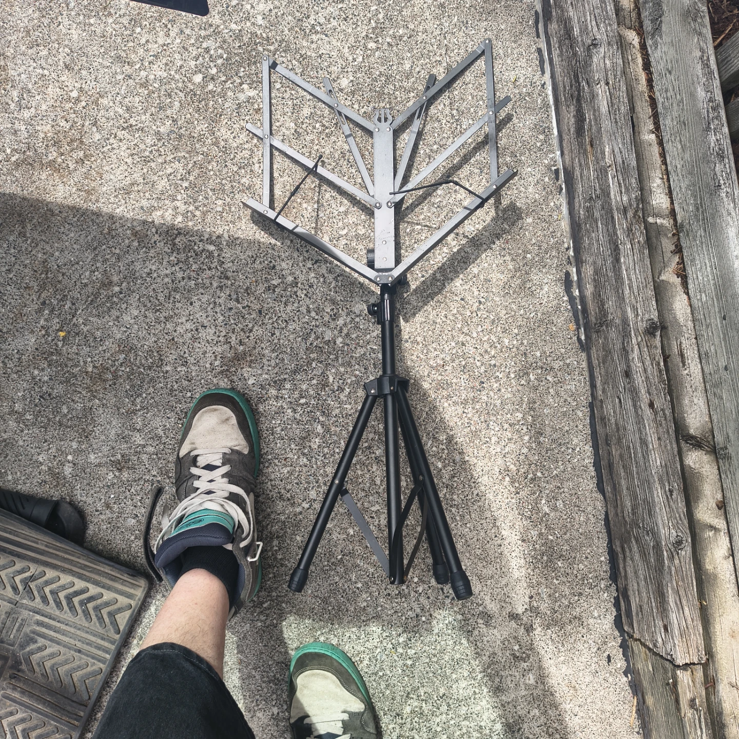 Black Folding Music Stand - photo 2