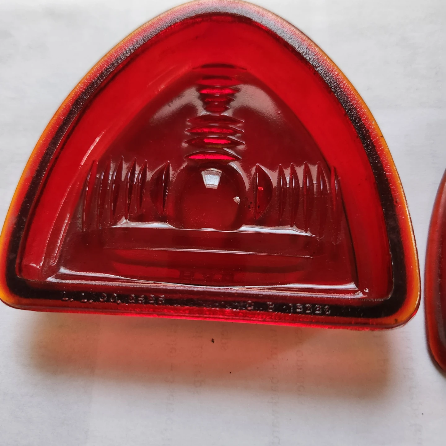 1946 1947 1948 Plymouth Red Tail Light Lenses (2x) - photo 2