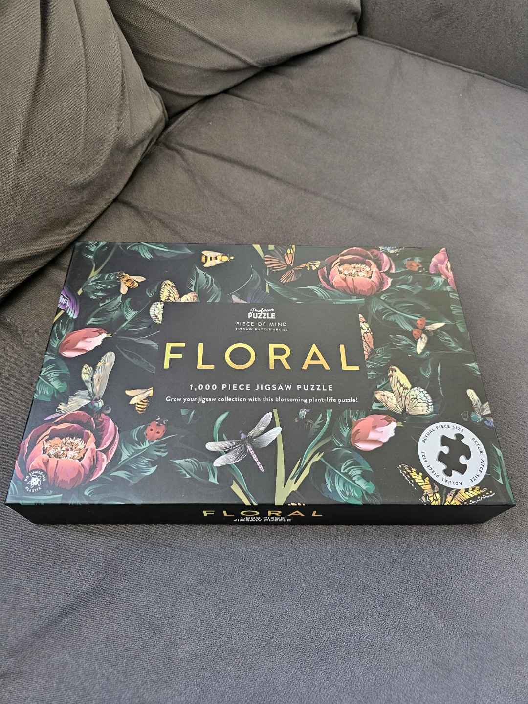 Professor Puzzle Piece of Mind Floral 1000-Piece Jigsaw Puzzle 🌱