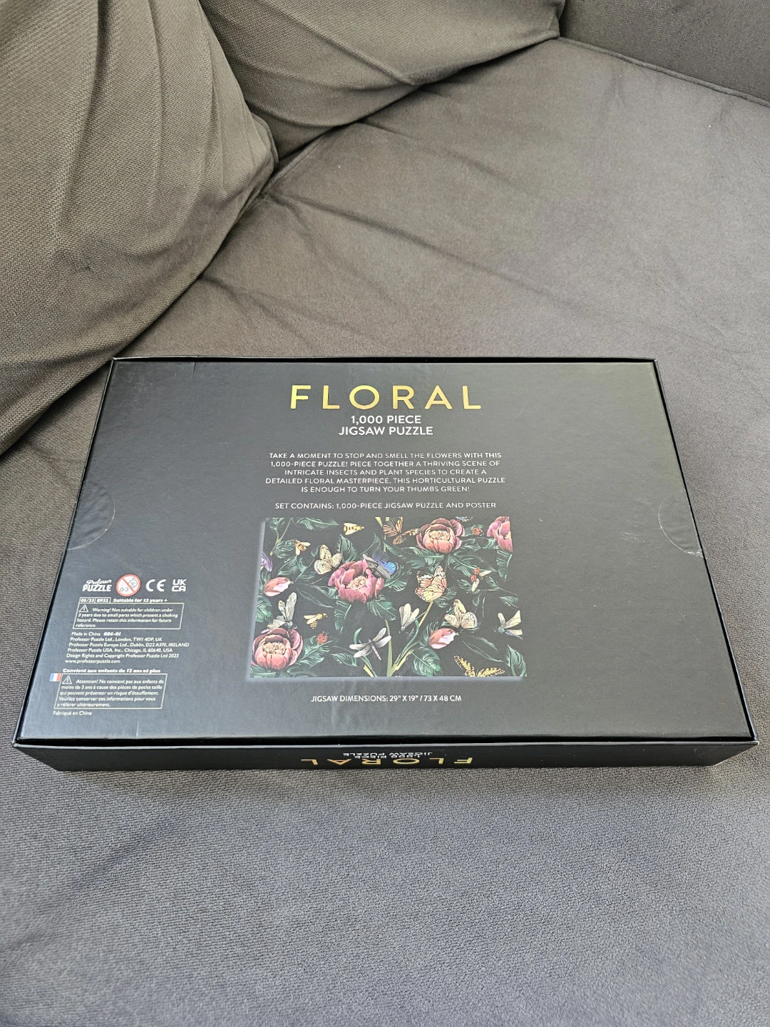 Professor Puzzle Piece of Mind Floral 1000-Piece Jigsaw Puzzle 🌱 - photo 2