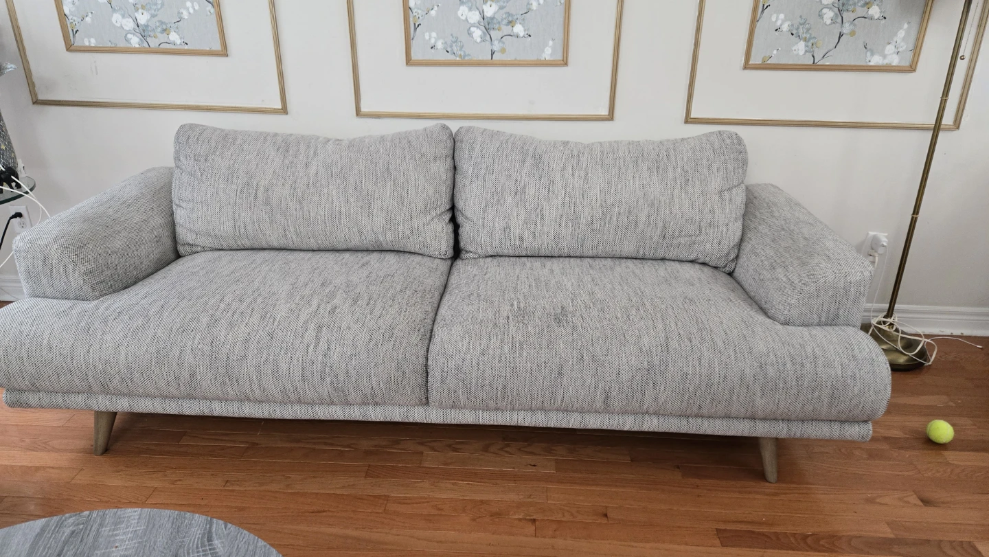 Grey 3 seater Sofa with matching love seat - photo 3
