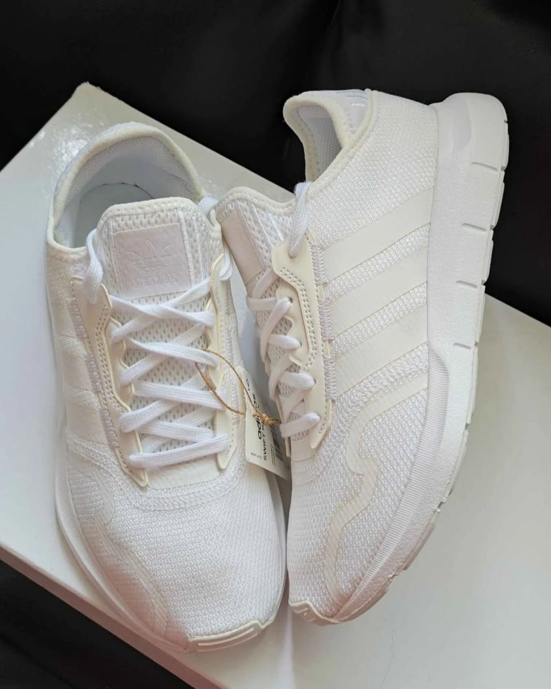 Brand new Adidas Swift Run all white for sale - photo 2