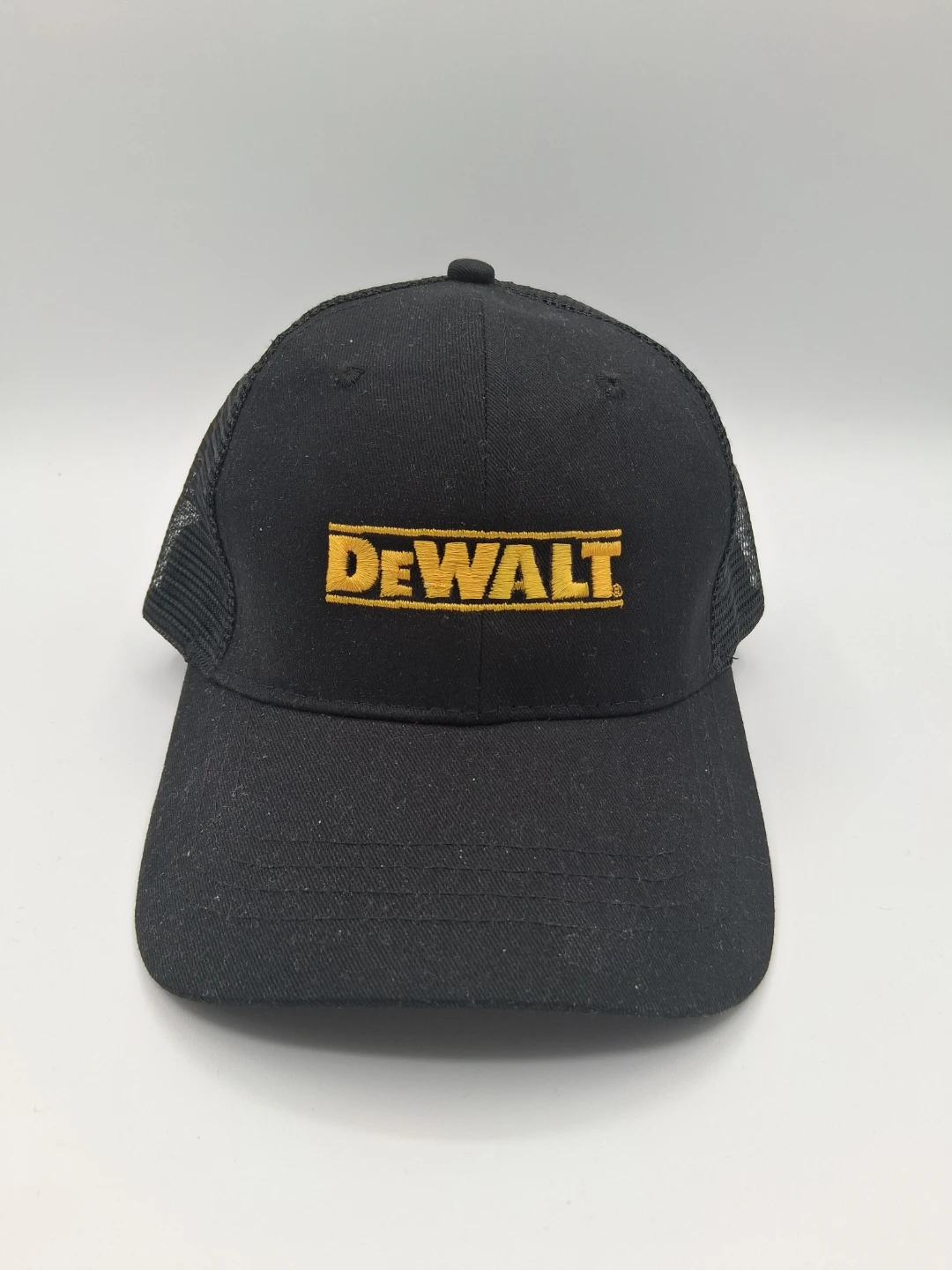 DEWALT Black Mesh Trucker Hat