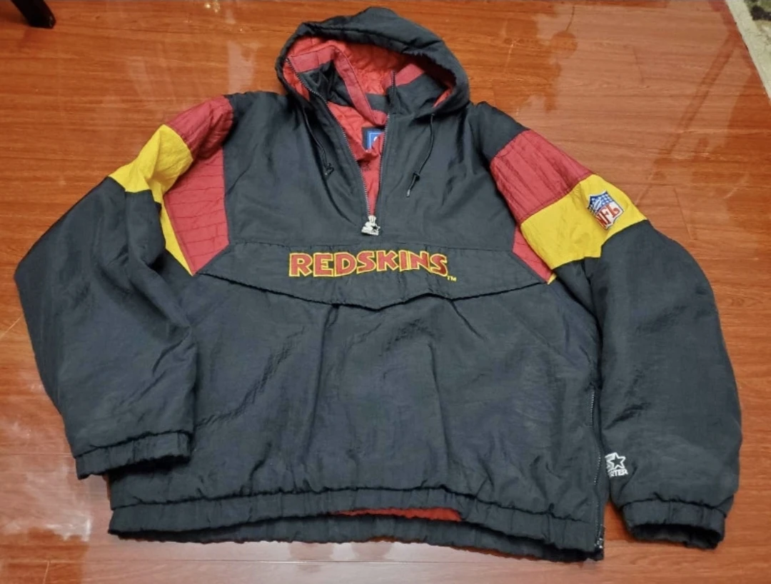 vintage Washington redskins pullover starter jacket adult XL - photo 2