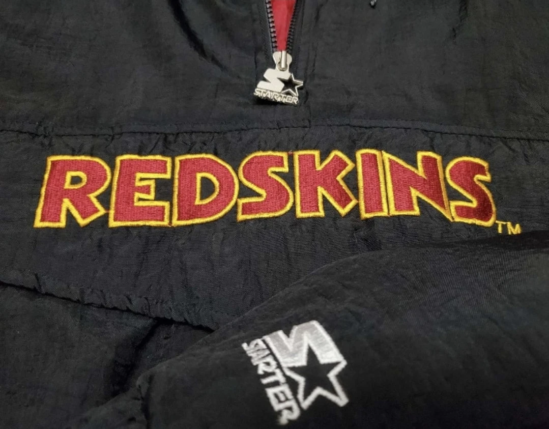 vintage Washington redskins pullover starter jacket adult XL - photo 3