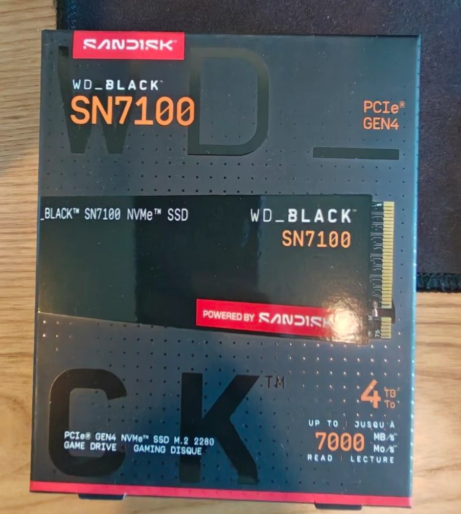 WD_BLACK SN7100 NVMe SSD 4TB PCIe Gen4