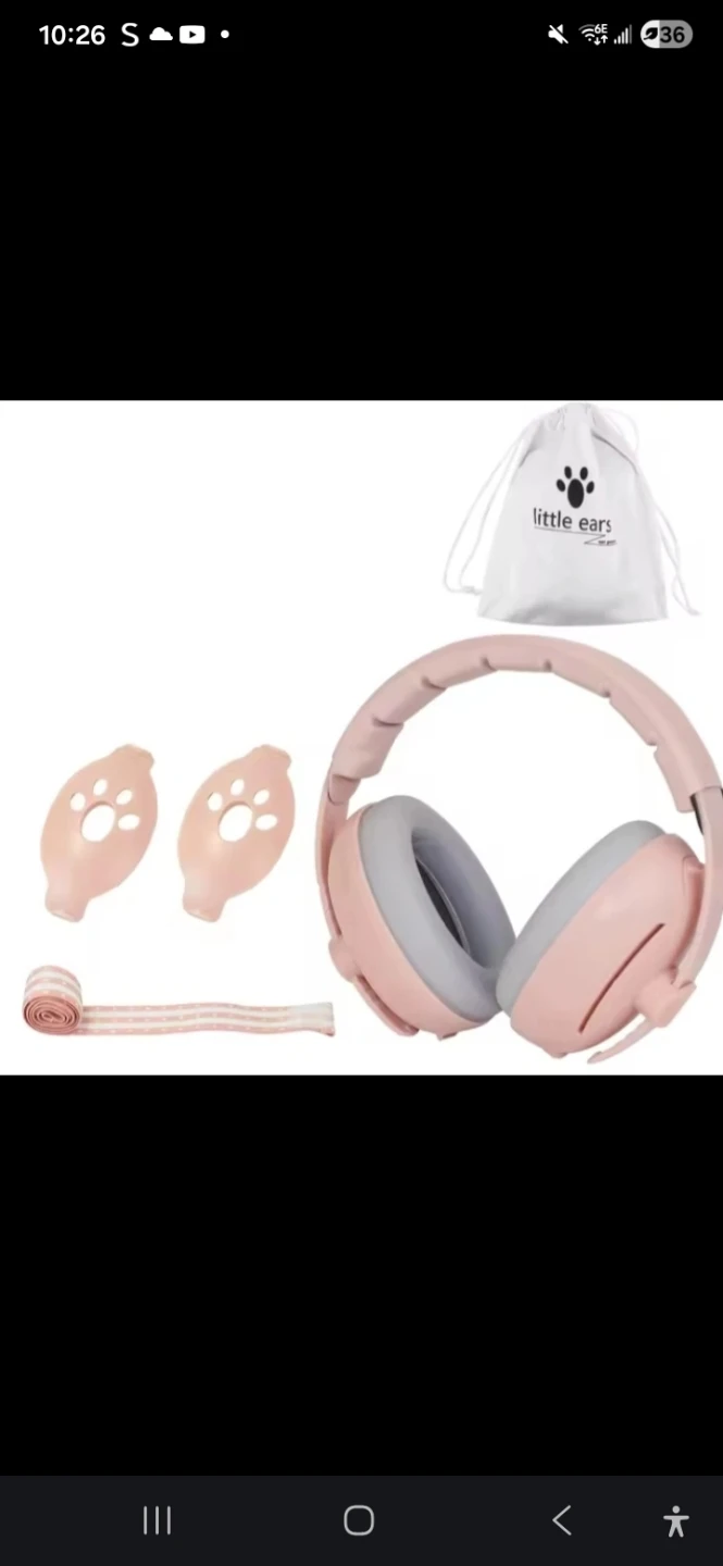 Little Ears Baby Earmuffs - Pink
