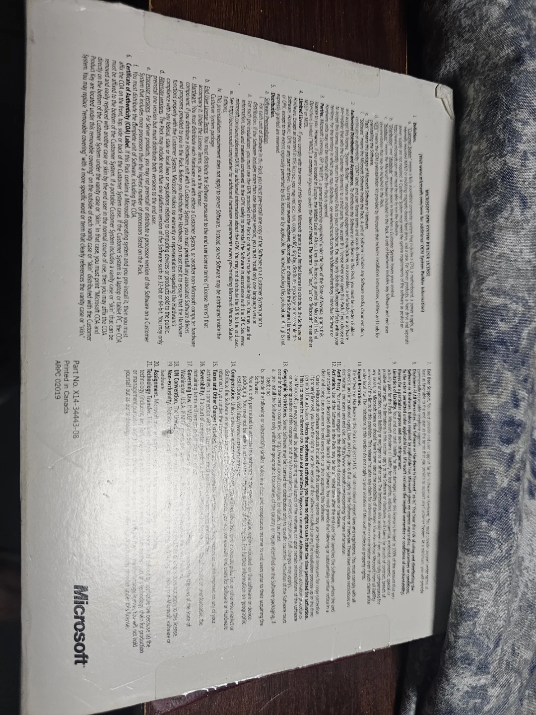 Microsoft Windows Home Premium 7 SP1 OEM System Builder DVD - photo 2