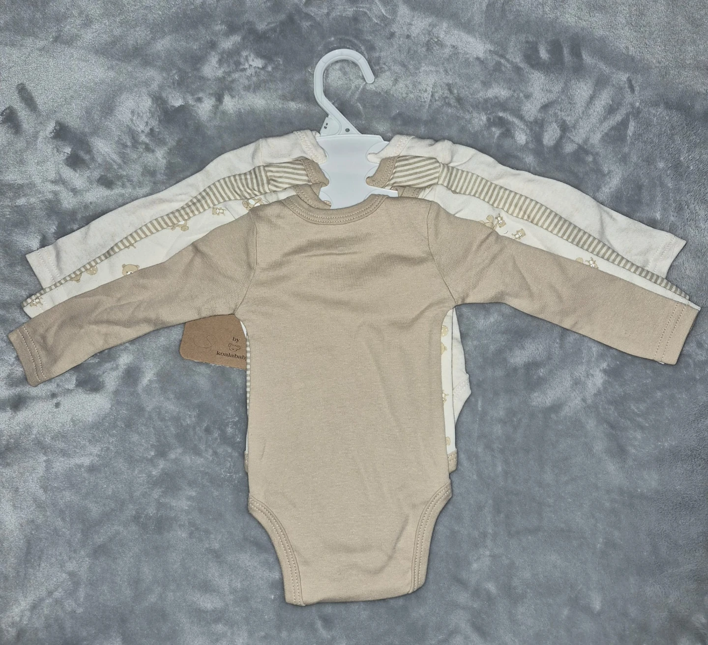 Naturelle Baby 4-Pack Long Sleeve Bodysuits 🌱 - photo 2