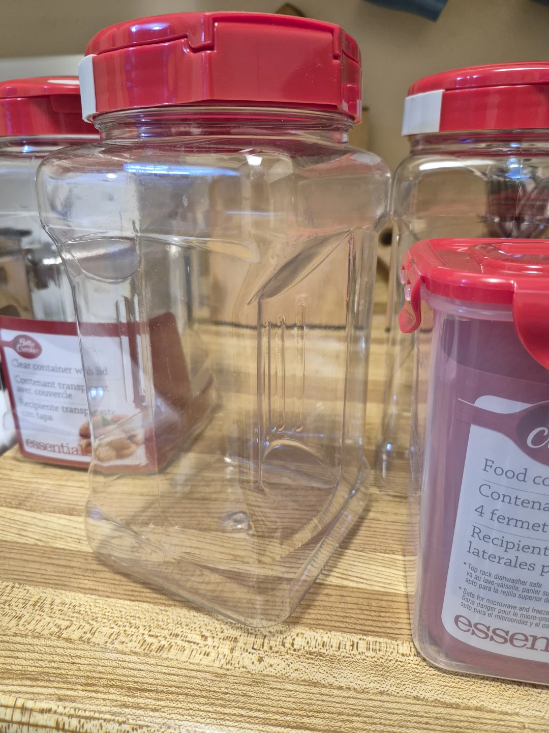 4 Large Food Storage Containers ♥️ New - photo 3