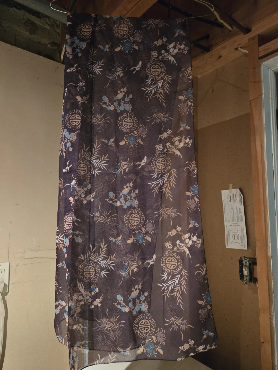 Vintage Sheer Floral Scarf - photo 2